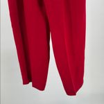 Chaus Red Women's 100% silk pants office 10 holiday professional party casual Photo 4