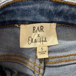 BAR x Olle & Hali Women's Washed Flower Hologram Flare Jeans Size S Blue Photo 8