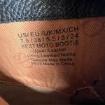 Gentle Souls Kenneth Cole Best Moto Bootie Sz 7.5 Black Leather Ankle Boot NEW Photo 1