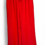 Tullea Red Wide Leg Trouser Dress Pants Womens M Preppy Stretch Waist Casual Size M Photo 0