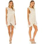 Free People New! ‎ Between The Lines Tunic Top dress Beige , size XL Photo 2