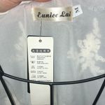 Eunice Lai lace floral white dress mini dress size medium wedding rehearsal dres Photo 3