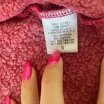 Wildfox Small Red Star Pullover Sweatshirt Cropped Hoody Lace Up Sweater 4th Photo 4