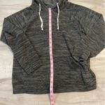 Caslon  Gray Zipper Up Hooded Sweatshirt- Size Small Photo 9
