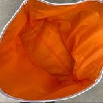 Vince Camuto Laser Cut White Floral Vegan Leather Large Tote Beach Bag Purse Photo 5