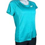 Nike  Running Dri-fit Dry Miler Mesh Athletic Top "Turbo Green" [Teal] size M Photo 3
