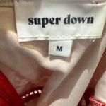 Super down Kenzie red lace mini dress size medium Photo 9