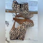 MATIKO Leopard Print Platform Pony Calf Hair
Animal Wedge Ankle Boot 10 Tan Photo 6