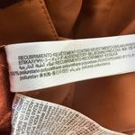 ZARA  Faux Leather Pants Brown High Rise Stretch Fit Slim Silhouette Sz M (Flaw) Photo 10