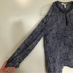 Derek Lam  10 Crosby Silk Blouse Dotted Cold Shoulder 2 Photo 3