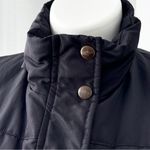 Max Mara Weekend Black Zip Up Long Reversible Puffer Coat Women’s Size US 14 Photo 2
