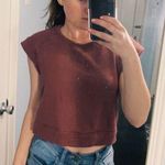 Free People Dusty Red Shirt Photo 0