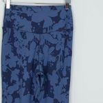 Aerie Offline By Floral High Waisted Crossover Super Flare Leggings Size L Blue Photo 6
