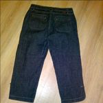 European Culture Euro tummy control blue capri Jeans Size 4 Photo 1