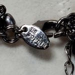 Lia Sophia Multi Strand Necklace 16" Katie Hematite Tone Freshwater Pearl Resin Photo 5