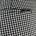 Calvin Klein  Women's Black White Gingham Check Ankle Skinny Casual Pants Size 4 Photo 4