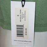 We Wore What  Muscle Tank in Fair Green Photo 4