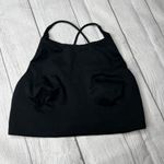 Victoria's Secret Black Open Cross Back Long Line Soft Bralette Size Medium Photo 1