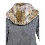 Babaton Aritza Oskar Parka Jacket Faux Fur Lined Down Fill Charcoal Women’s XS Photo 6