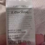 & Other Stories & Other Stories White Stretch Corduroy Straight Leg Pants Sz 6 Photo 5