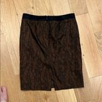 Reiss Brown Metallic Pencil Skirt size 6 Photo 2