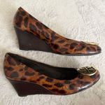 Tory Burch Sally Leopard Print Wedges Photo 4