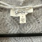Jessica Simpson  Open Front Chunky Knit Cottage Cardigan Gray Small Casual Photo 1