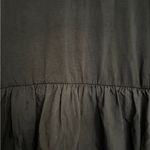 ASOS Bubble Hem Drawstring Black Mixed-Material Maxi Dress – Women’s US 4 Photo 8