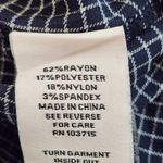 Nanette Lepore Navy Plaid Pull-on Cropped Pants Size Small Preppy Navy Pants Photo 7