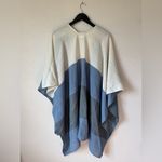 Mersea Lightweight Travel Beach Wrap White Blue‎ OS Blue Photo 2