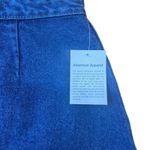 American Apparel Jean Skirt Blue Button Front Mini Casual Boho Indie Grunge Medium New Photo 1