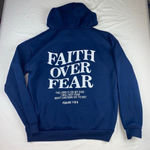 Faith hoodie Blue Photo 0