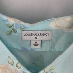 Love Shack Fancy  X Target Estelle Puff Sleeve Dress Pastel Blue Floral Midi‎ Photo 4