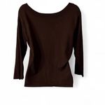 Kathie Lee Collection Vintage  Brown Lightweight Sweater Photo 2