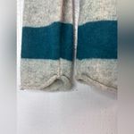 Bitten by Sarah Jessica Parker M Wool Blend Teal and Gray Pullover Sweater Blue Size M Photo 6