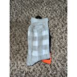 NWOT Women's gnome socks,‎ gray/white checker, black with orange heels/toes Photo 1