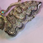 Sparkling CZ Rhinestone Vintage Butterfly Boho Brooch Silver Photo 5