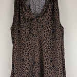 Evereve Leopard Print Cami – Size Large Photo 0