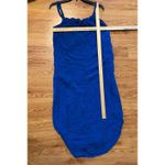 Old Navy sz Small Women’s Tanzanite Blue Sleeveless Shirred Maxi Dress Gauzy Photo 6