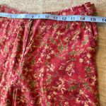 Ralph Lauren Lauren ‎ Womens Petite Floral Print Linen Shorts Red Size 10P Photo 6