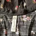 American Rag  Cie black floral mini dress Photo 5