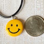 Handmade Kawaii y2k retro funky hippie style smiley simple necklace☀️🌈💕 Photo 2