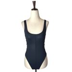 Good American  Bodysuit Women‎ Small Black Compression Tank Athleisure Streetwear Photo 2