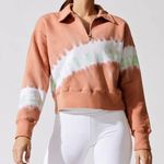 RE/DONE NWOT Hanes 70s 1/2 Zip Pullover Tie Dye Photo 2