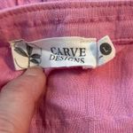 Carve Designs  Size L Moorea Gauze Tunic Top Button Up Pink Windowpane Photo 4