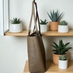 Karl Lagerfeld ‎ Paris Tote Bag Purse Handbag Satchel Shopper Carryall Neutral Photo 3