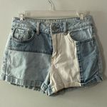 PacSun Eco Light Blue Quilted Mom Shorts Photo 0