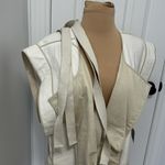Isabel Marant  Belted Cream Cotton Vest Photo 8