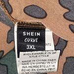 SheIn CURVY PLUS TEAL LEOPARD PRINT BLOUSE Curve Photo 3