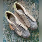 Crown Vintage Kalinda animal print silver glitter tennis shoes, size 8M Photo 2